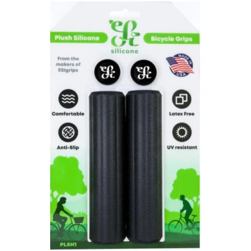 Stūres rokturi ESI Plush black GRIP723