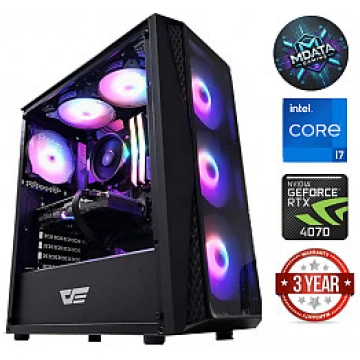 MDATA GAMING i7-12700KF 32GB 4TB SSD RTX 4070 Wind