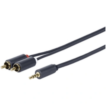 VivoLink 3.5MM - 2 X RCA M-M 1 Meter ( PROMJRCA1 5