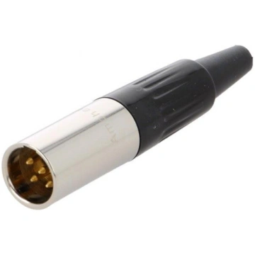 AG5M; Plug; XLR mini; male; PIN: 5; for cable; sol