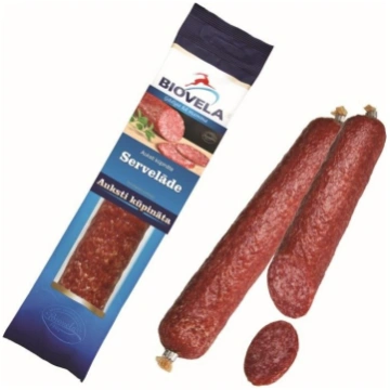 Auksti kūpināta servelāde 230g BIOVELA (450-23165)