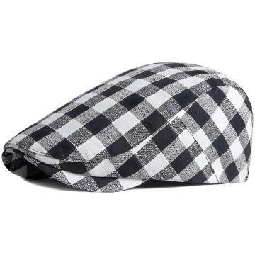 Vīriešu berete ZA-25637 - Melna KP25637 IZMAEL