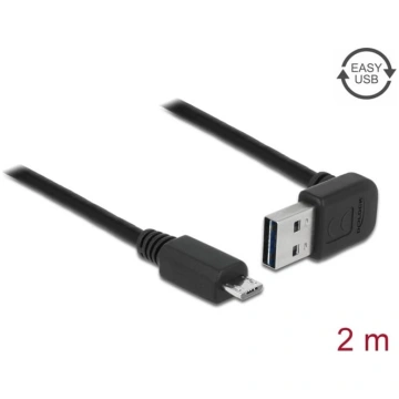 Delock Cable EASY-USB 2.0 Type-A male angled up / 