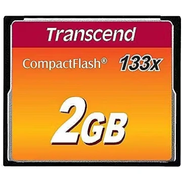 Transcend 133x, 2GB, Compact Flash Card (TS2GCF133