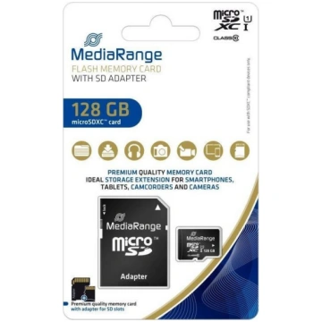 MediaRange SD MicroSD Card 128GB UHS-1 Cl.10 inkl.