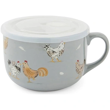 Cooksmart Hen House Lane zupas krūze, keramikas kr