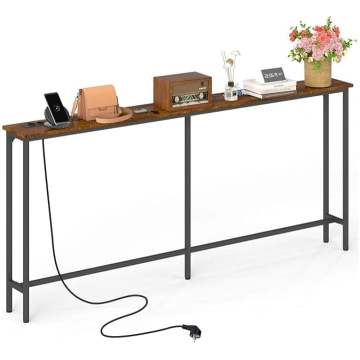 Console Table, Narrow 180 cm Wide Console Table wi
