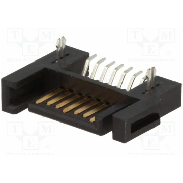Connector: SATA; socket; male; PIN: 7; SMT | SATA-