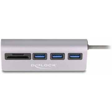 HUB USB Delock 3 Port USB 5 Gbps Hub w tym SD i Mi