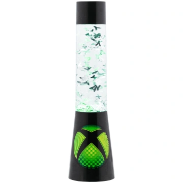 Lampa Paladone Xbox Lava Light, melna krās./zaļa k