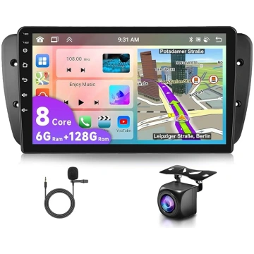 6G + 128G 8-core VECHTEL 9 collu autoradio Bluetoo