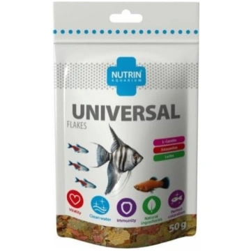 Nutrin Aquarium Universal Flakes pilnvērtīga barīb
