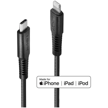 Lindy 1m Reinforced USB Type C to Lightning Cable 