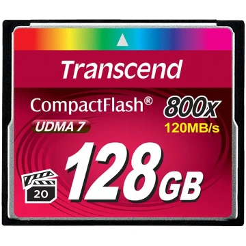 Transcend Compact Flash 128GB 800x