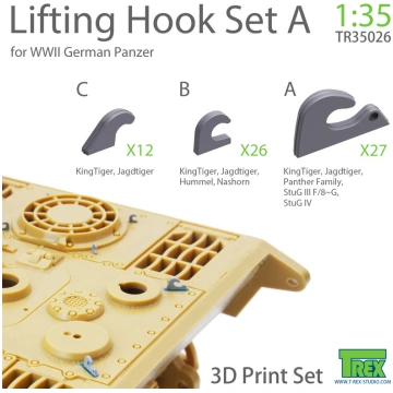 Lifting Hook for WWW II German Panzer Set A T-Rex 