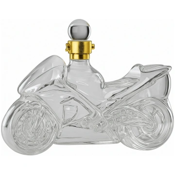 Stikla karafē "Motocikls", 350 ml - motorcycle dec