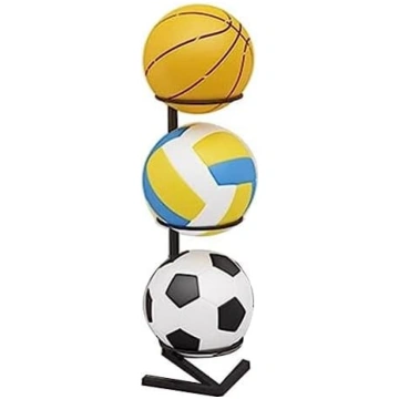 Vertikāls basketbola bumbu uzglabāšanas plaukts, k