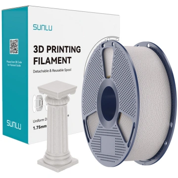Sunlu PLA High-Speed Marble Filament (light gray)