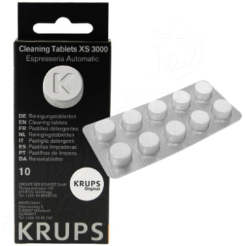 Tīrīšanas tabletes KRUPS XS 3000, 10 gab. XS300010