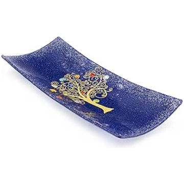 Sospiri Venezia Murano Glass Object Tray with Tree