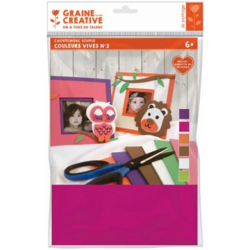 Graine Creative gumijas loksnes – spilgtas krāsas 