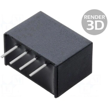 Converter: DC/DC | 1W | Uin: 5V | Uout: 3.3VDC | I