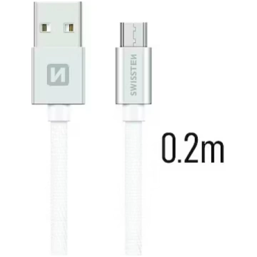 Swissten Textile Quick Charge Universal Micro USB 