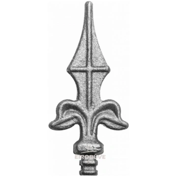 Tērauda (melnā metāla) pīķis, 12x12mm, H=115mm
