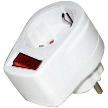 Adapteris slēdzi INTERTEC 16A, 220V, balts