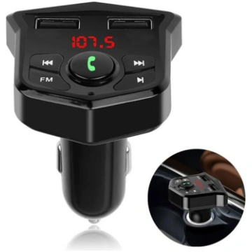 FM modulātors - Bluetooth raidītājs automašīnai ar
