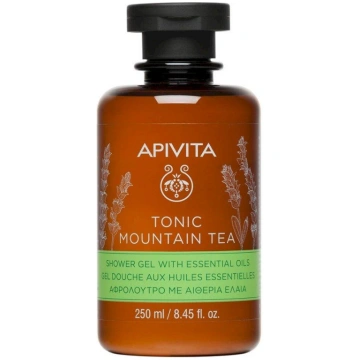 Apivita Tonic Mountain Tea Shower Gel with Essenti