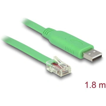 Delock Adapter USB 2.0 Type-A male > 1 x Serial RS