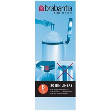 Miskastes maisi Brabantia izmērs H 60 l 10 gab