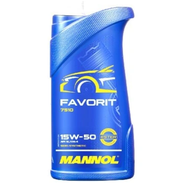 Motoreļļa 7510 Mannol Favorit 15W-50 API SL/CF-4 1