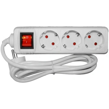 Pagarinātājs Besk, 3 m, 3 ligzdas, ar slēdzi