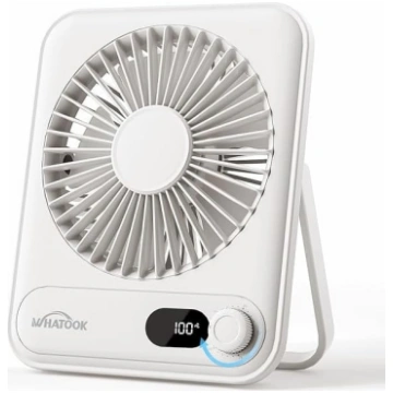 WHATOOK USB galda ventilators, kluss: bezpakāpju r
