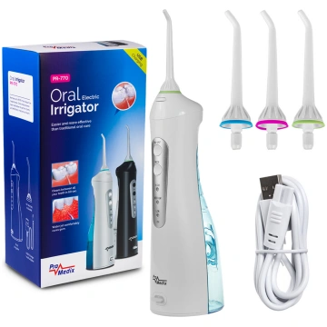 Promedix PR-770 W bezvadu mutes irigators, balts -
