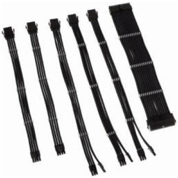 PSU Kabeļu Pagarinātāji Kolink Core 6 Cables Black