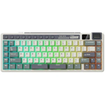 ROYAL KLUDGE RK M70 Cyan Purple Gaming Keyboard Cr