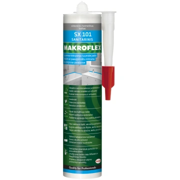 Silikons Makroflex SX 101 Sanitary Silicone, 300 m