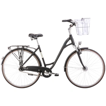 Velosipēds ROMET Art Deco Lux, ar priekšējo grozu,