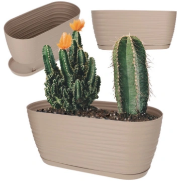 Puķupoda vāks ar statīvu Puķu pods 27cm