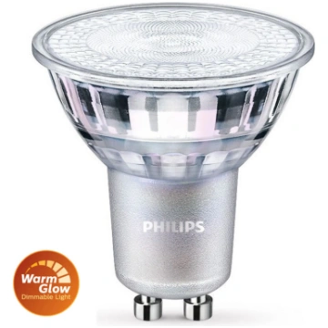 Philips LED reflektors GU10 PAR16 6,2W WarmGlow
