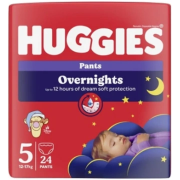 Huggies Overnight autiņbiksītes / nakts biksītes, 