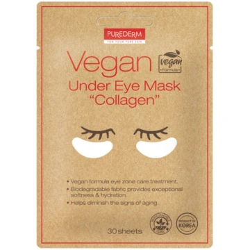 PUREDERM Vegan Under Eye Collagen Mask 30pcs