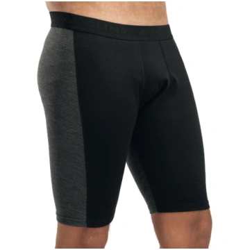 WarmWool Shorts Long w/windWool M's V2 Jet Bl