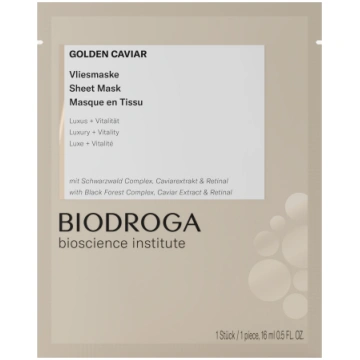 BIODROGA Golden Caviar auduma sejas maska, 16 ml