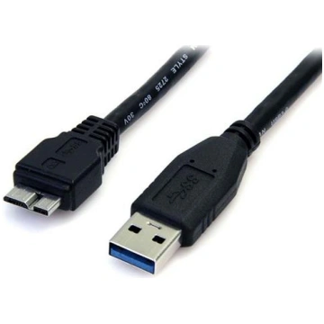 StarTech.com 0.5m (1.5ft) Black SuperSpeed USB 3.0