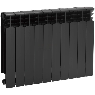 KFA alumīnija radiators G500F BLACK ( 1 ribas/sekc