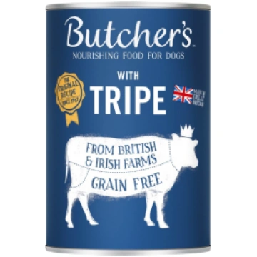 BUTCHER"S Original Tripe Mix Rumen Pate - wet dog 